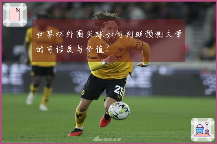世界杯外围买球如何判断预测文章的可信度与价值？